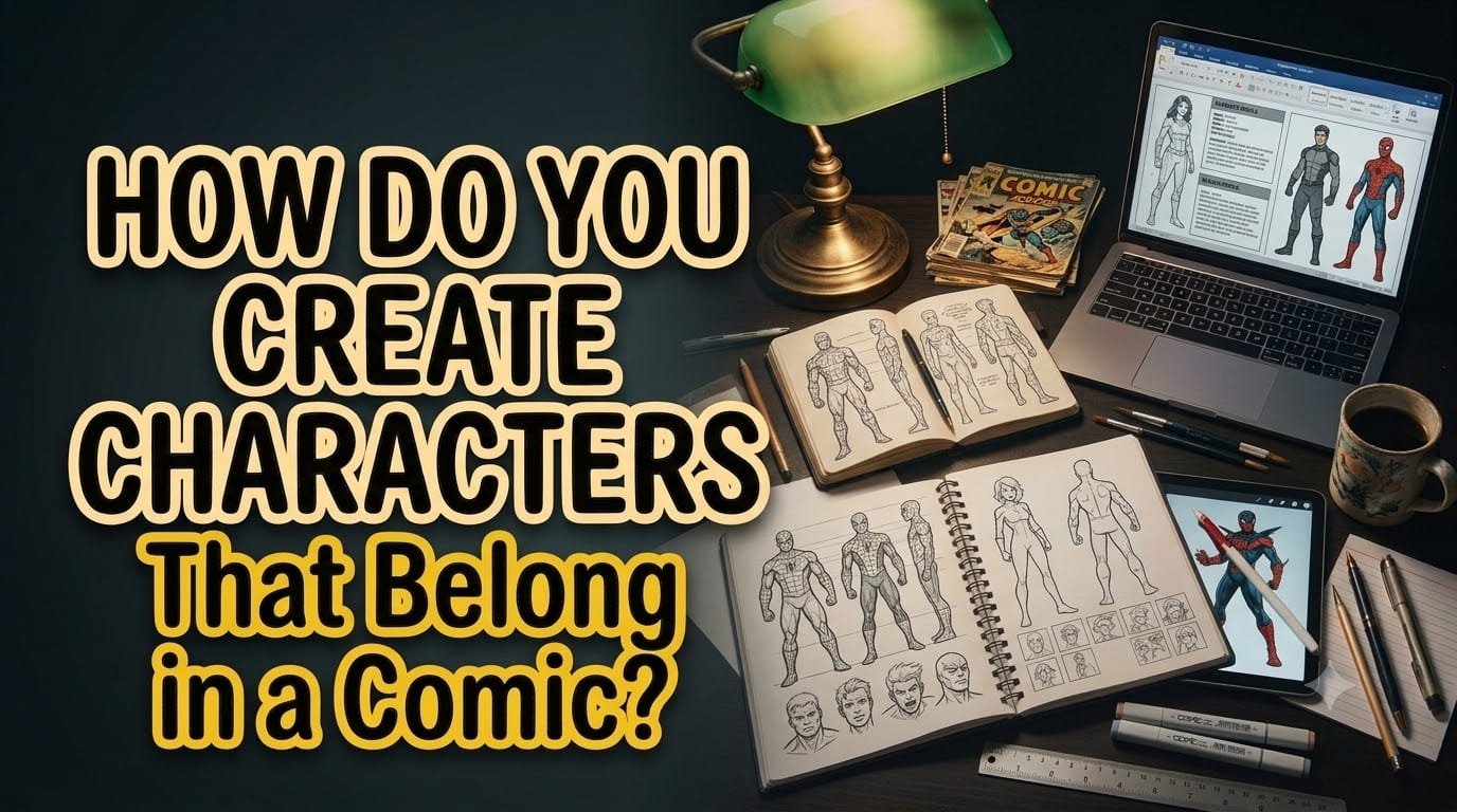 How Do You Create Characters That Belong in a Comic?