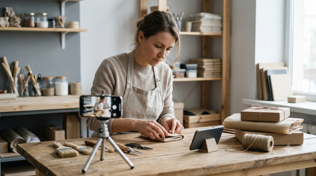 Demonstrating a product in use helps customers understand its practical value better than a static sales message.